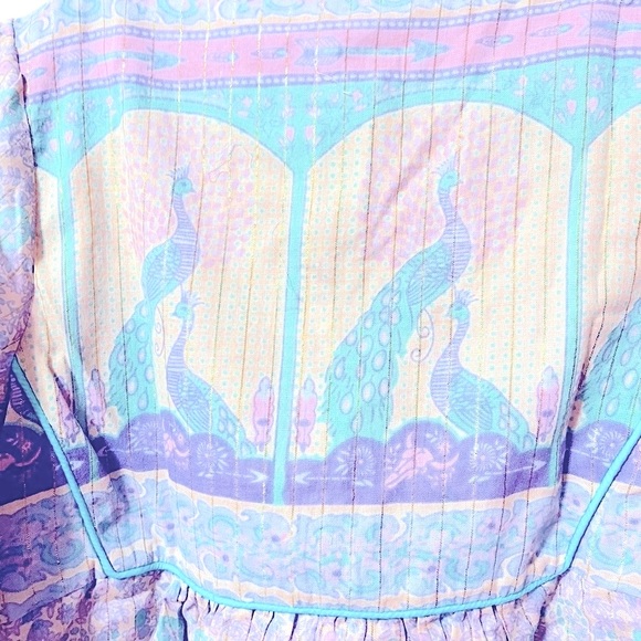 💜NWT💜 SPELL ✨EXTREMELY RARE VINTAGE PIECE✨ Opal Xanadu Blouse Sz XS - Picture 12 of 14